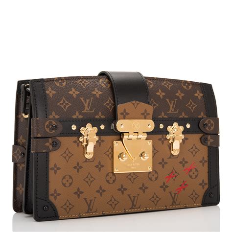 louis vuitton reverse monogram trunk clutch|louis vitton monogram bag.